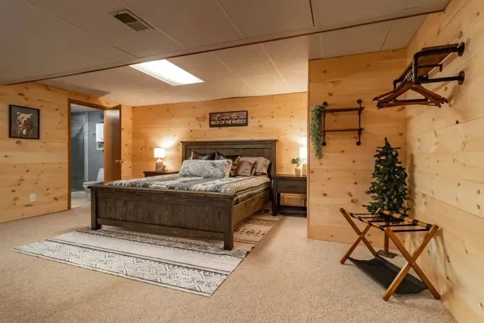 Tranquil and welcoming—enjoy ultimate comfort in our carefully curated bedroom.