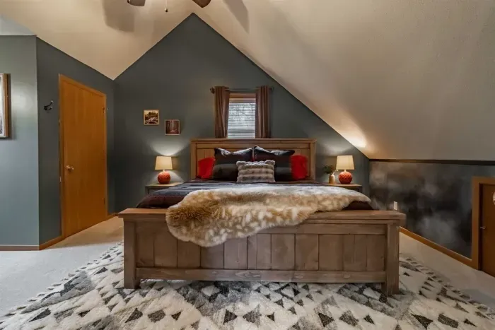 Tranquil and welcoming—enjoy ultimate comfort in our carefully curated bedroom.