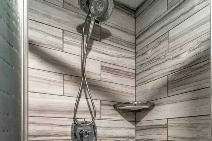 Indulge in comfort—our luxurious bathroom is crafted for ultimate relaxation.