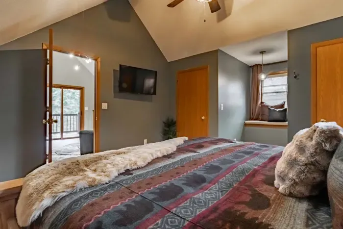 Tranquil and welcoming—enjoy ultimate comfort in our carefully curated bedroom.