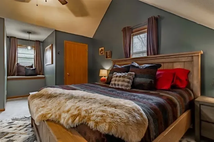 Tranquil and welcoming—enjoy ultimate comfort in our carefully curated bedroom.