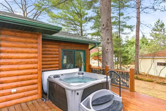 Soak and recharge in our clean, well-maintained outdoor hot tub.