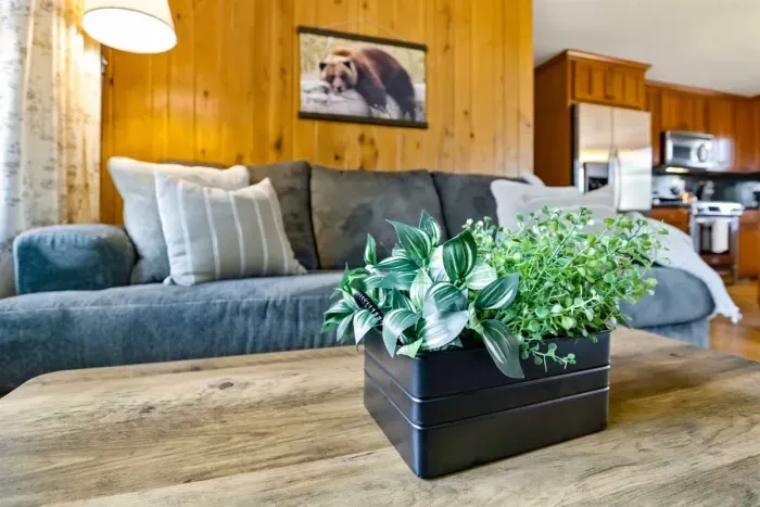 Warm and inviting living room with comfortable seating.