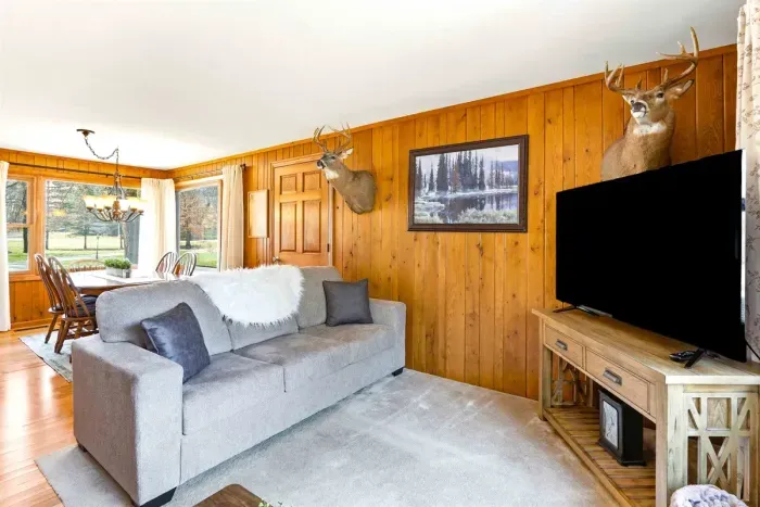 Stylish cozy living room ideal for restful downtime.