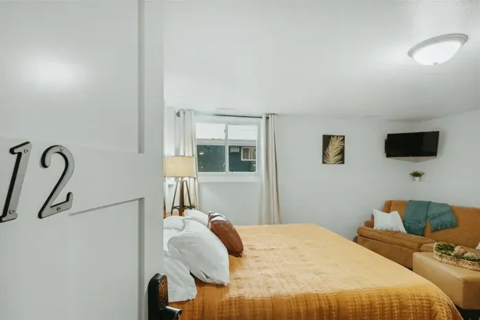 Serene and inviting – experience ultimate comfort in our thoughtfully designed bedroom.

Television
Soft Sofa