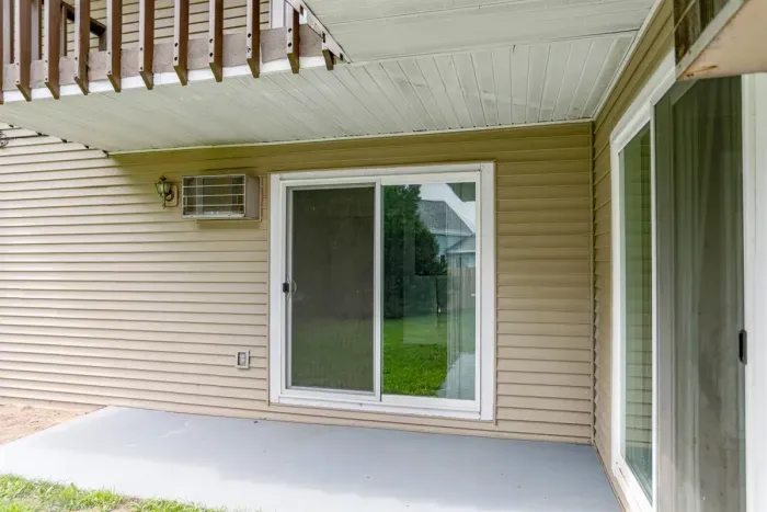 Private outdoor patio with comfortable seating and beautiful views, perfect for enjoying morning coffee or evening relaxation.