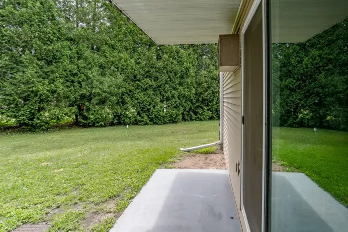 Private outdoor patio with comfortable seating and beautiful views, perfect for enjoying morning coffee or evening relaxation.