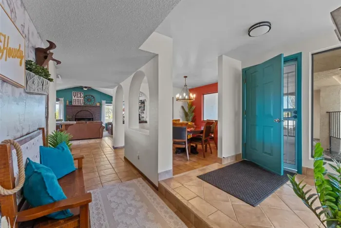 Elegant and cozy—relax in this stylish living space after a day of adventure.