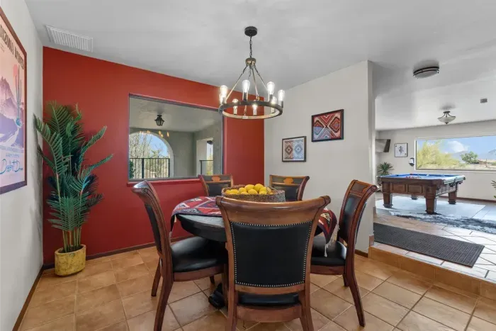 Elegant and cozy—relax in this stylish living space after a day of adventure.