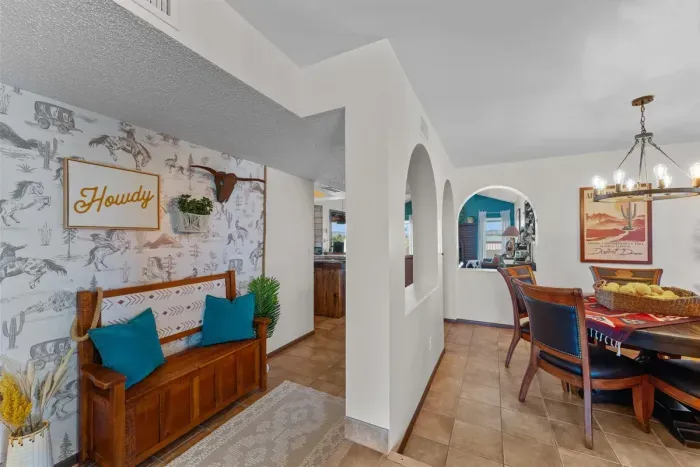 Elegant and cozy—relax in this stylish living space after a day of adventure.