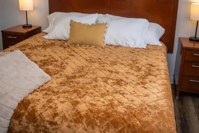 Your private sanctuary awaits – enjoy a restful night's sleep in our cozy bedroom.