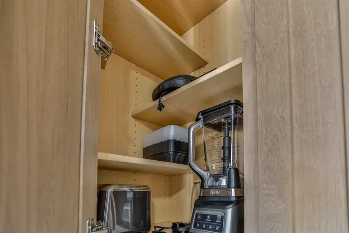 Simple kitchen setup with everything needed for light cooking.