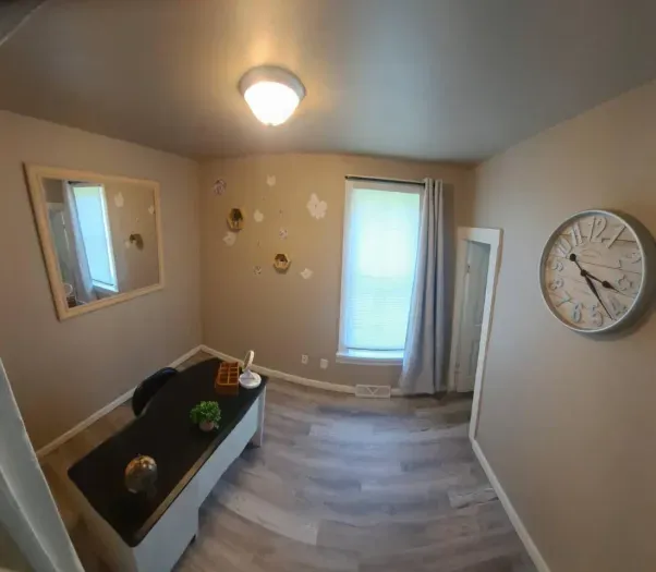 Luxurious master bedroom with a king-size bed for ultimate comfort