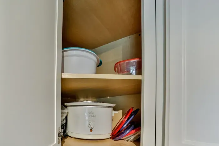 Prepare easy meals with the added convenience of kitchen storage containers and a slow cooker ready for your stay.