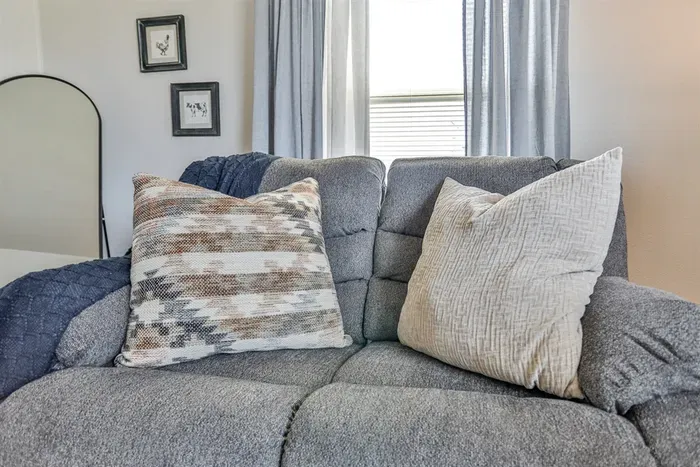 Modern living space with Wi-Fi and cozy atmosphere.