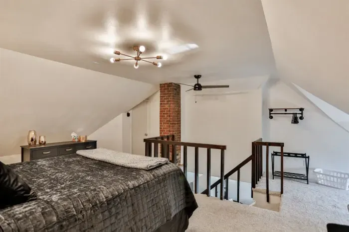 Luxurious master bedroom with king-size comfort with decorative details