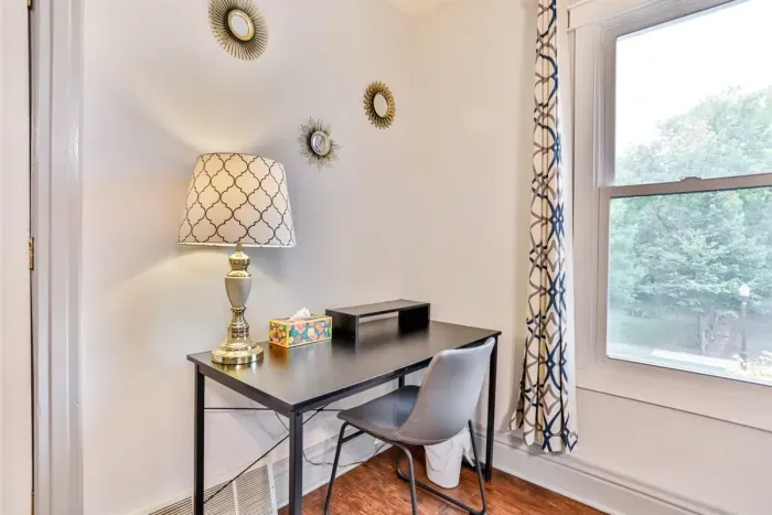 Entertainment room with plush seating