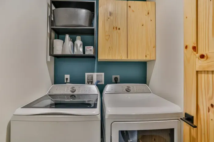 In-unit washer and dryer for easy, convenient laundry during your stay.
