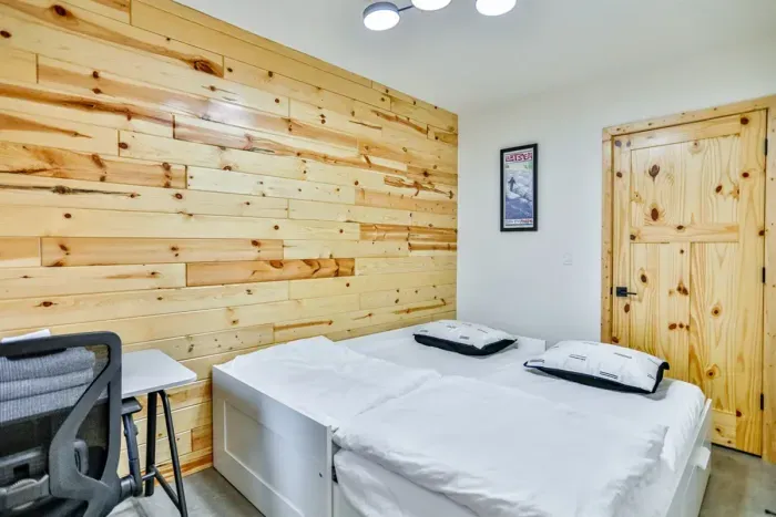 A quiet, comfortable space for couples, friends, or remote workers needing privacy.