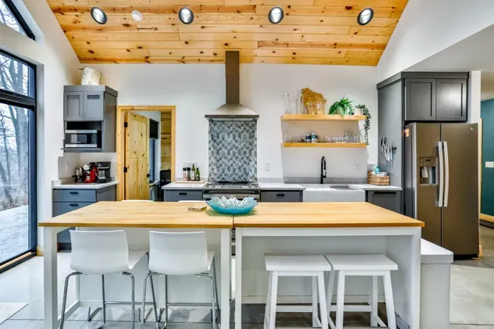 Enjoy the convenience of a full kitchen, whether you're making breakfast or hosting dinner.