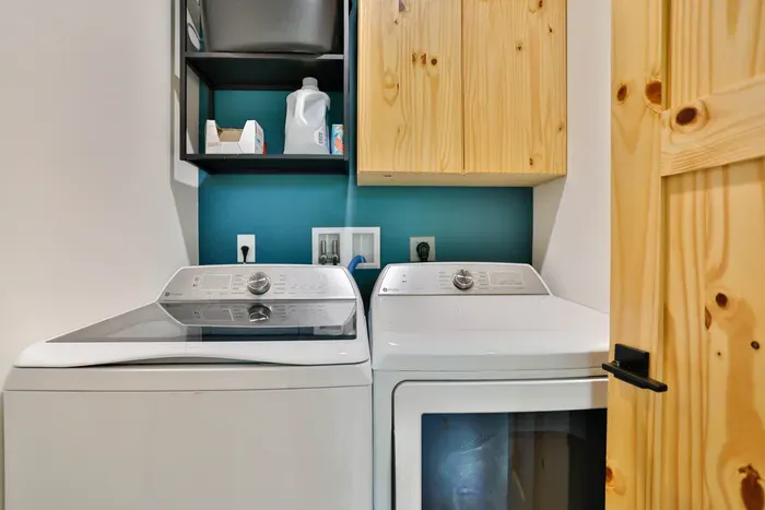 In-unit washer and dryer for easy, convenient laundry during your stay.