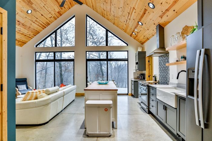 Fully equipped kitchen with modern appliances - perfect for home-cooked meals during your stay.