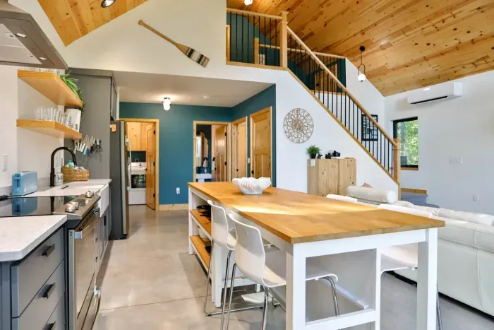 A comfortable dining space designed for shared meals and easy conversations.