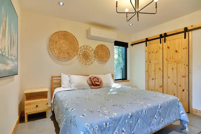 Soft lighting and a peaceful atmosphere make this suite a true retreat.