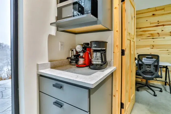 Start your day right with fresh-brewed coffee from the easy-to-use drip coffee maker.