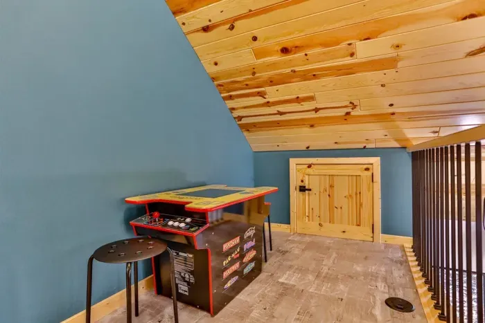 Bring out your competitive side with the classic Pac-Man arcade machine - fun for all ages!