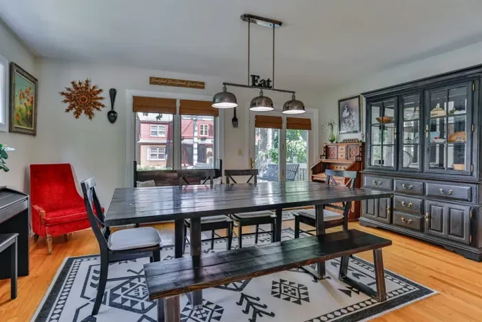 Elegant and cozy—relax in this stylish living space after a day of adventure.