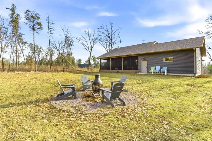 Bright Property Exterior with Peaceful Tree Views