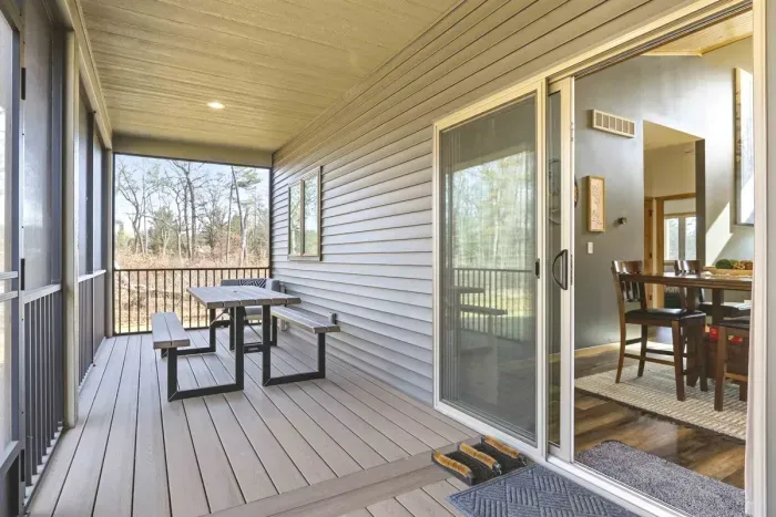 Tranquil Exterior Surrounded by Trees & Nature