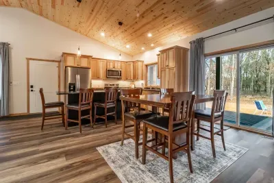 A welcoming dining table that’s perfect for shared meals, conversations, and memorable moments together.