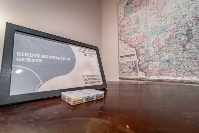 A warm and inviting welcome design that greets guests with charm, setting a friendly and hospitable tone from the moment they arrive.