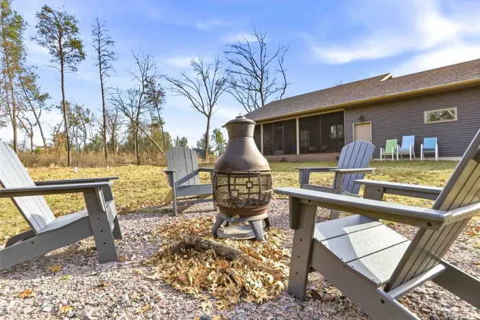 Bright Property Exterior with Peaceful Tree Views