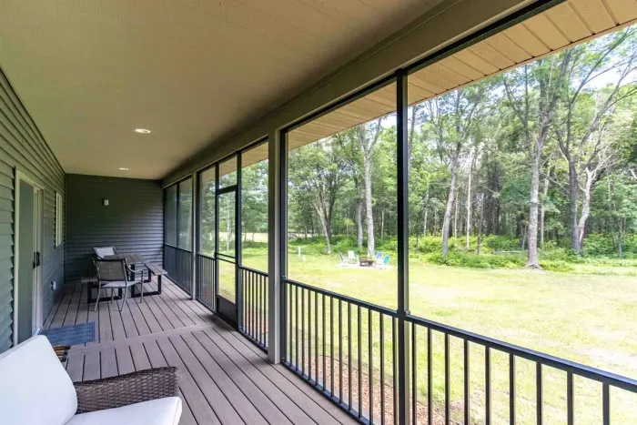 A relaxing outdoor porch, ideal for enjoying fresh air, morning coffee, or quiet evenings outdoors.