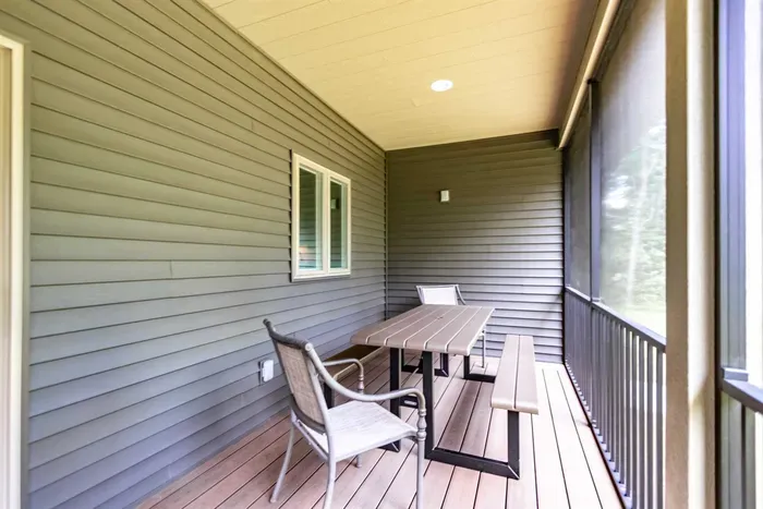 A relaxing outdoor porch, ideal for enjoying fresh air, morning coffee, or quiet evenings outdoors.