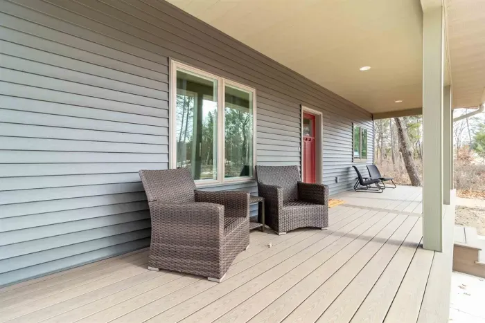 A relaxing outdoor porch, ideal for enjoying fresh air, morning coffee, or quiet evenings outdoors.