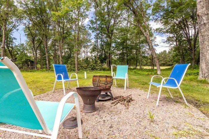 A serene outdoor space offering lush green views, perfect for relaxing and soaking in nature’s beauty.