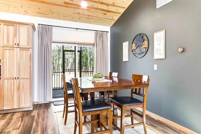 Inviting Dining Space with Natural Light