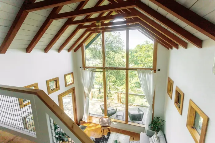 The Sycamore Treehouse - View from Loft