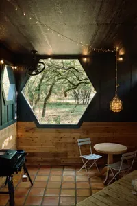 Acorn View from Outdoor Tub
