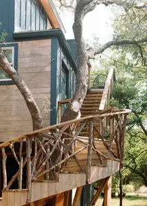 Acorn Treehouse Helical Stairs