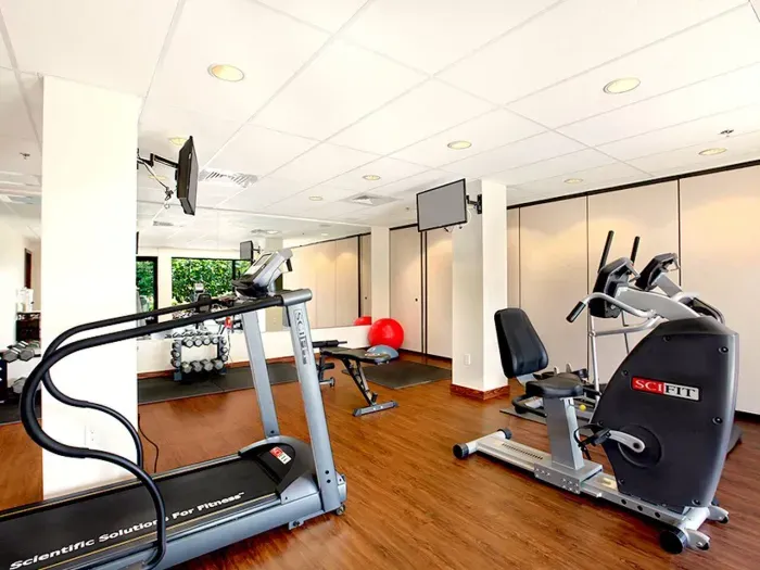 Fitness center. 