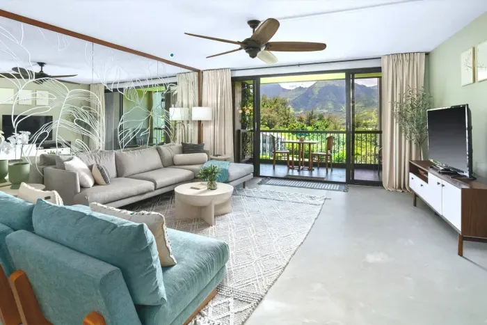 Cozy up, and enjoy the incredible views from anywhere in the room