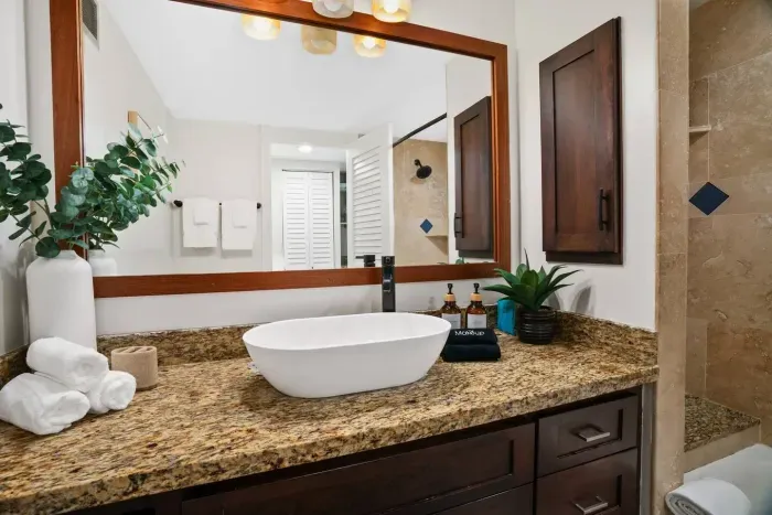 Full bath in the guest suite 