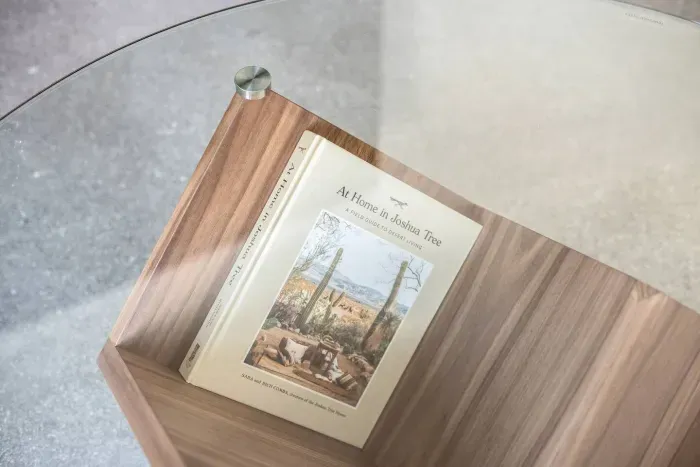 Coffee Table in our living room with a little taste of Joshua Tree