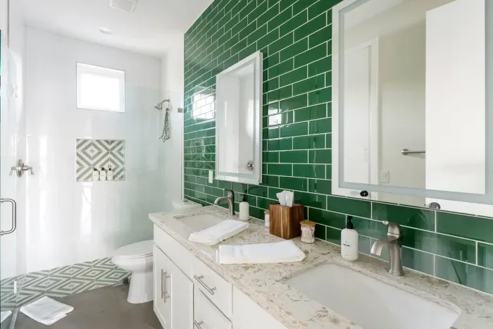 No drop off in luxury in our secondary bathroom