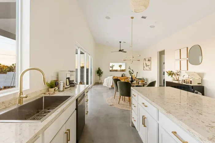 Designer finished throughout the home give you luxury in the harsh desert landscape